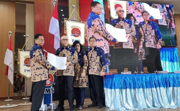 Sumartono Hadinoto Jabat Ketua Umum 2024-2029PMS Sumartono Hadinoto Jabat Ketua Umum 2024-2029PMS