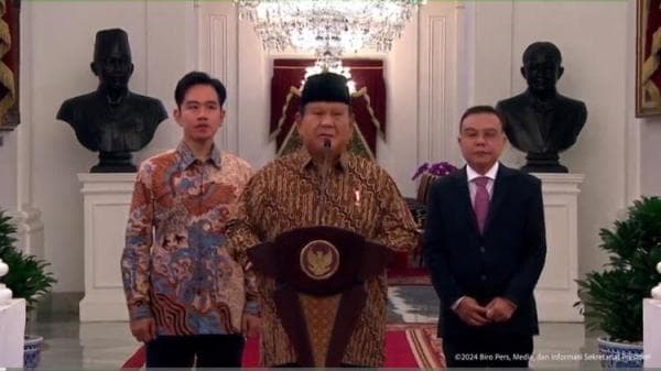 Daftar Menteri Kabinet Merah Putih, Prabowo-Gibran Siap Pimpin Indonesia Daftar Menteri Kabinet Merah Putih, Prabowo-Gibran Siap Pimpin Indonesia