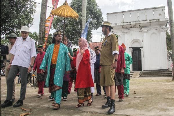 Potret Peresmian Lawang Borotan Benteng Kuto Besak Palembang Potret Peresmian Lawang Borotan Benteng Kuto Besak Palembang
