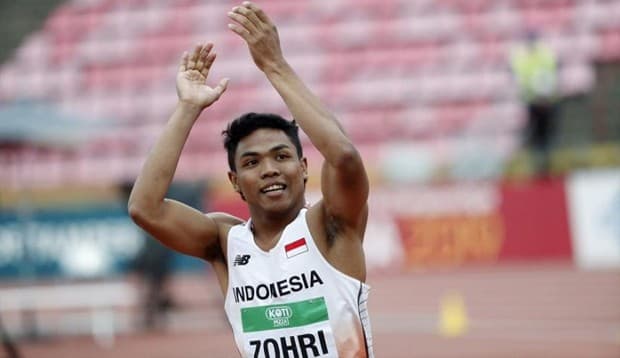 Hasil Asian Games 2022: Mantap! Lalu Zohri ke Final Nomor Lari 100m