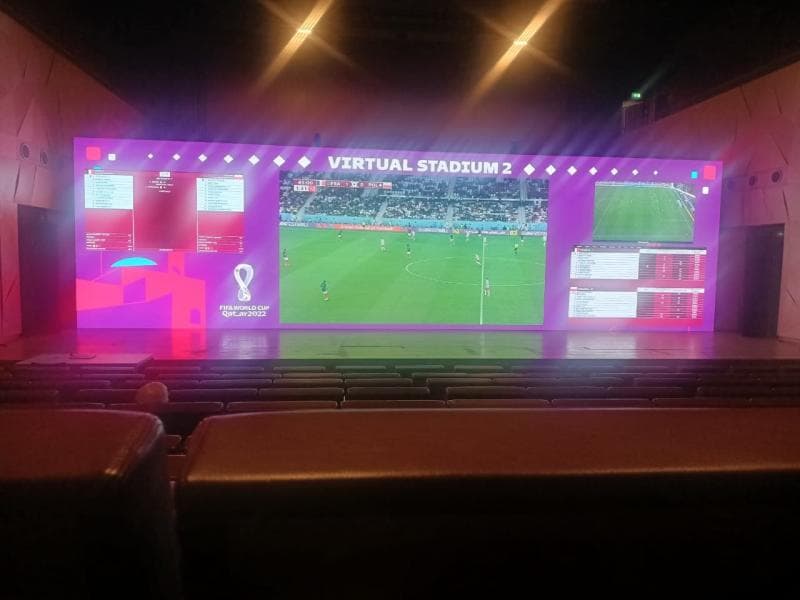 Intip Mewahnya Virtual Stadium Piala Dunia 2022 di Qatar, Sensasi Nonton Bola di Bioskop