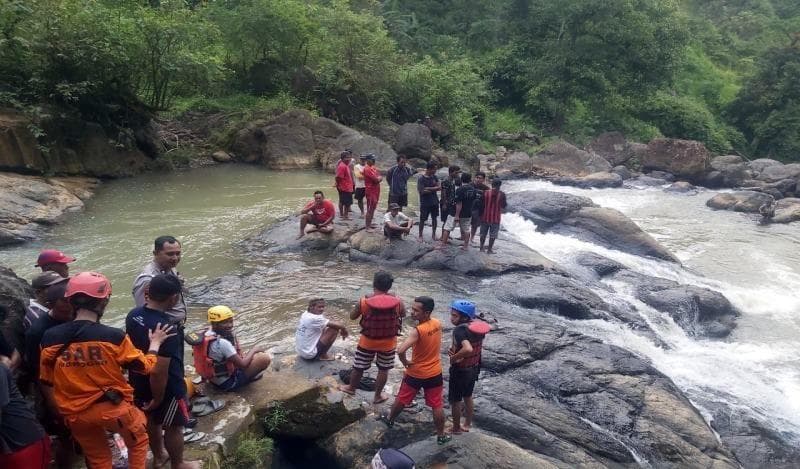 Terpeleset, Warga Sukoharjo Tenggelam di Sungai Khayangan Wonogiri