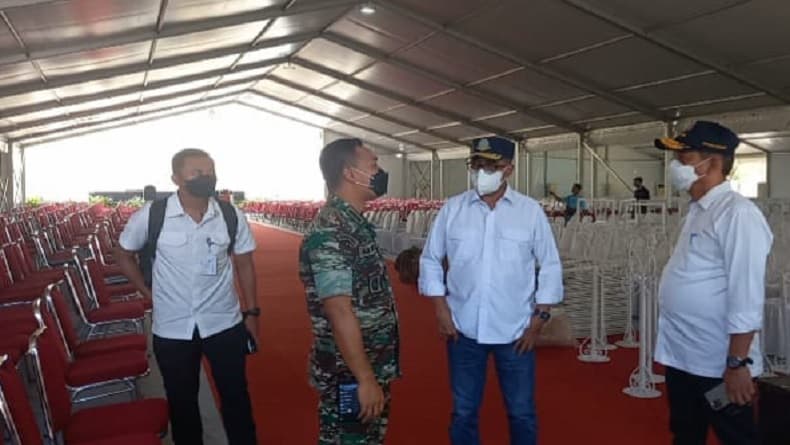 Menhub Budi Karya Cek Lokasi Resepsi Pernikahan Kaesang-Erina di Pura Mangkunegaran Menhub Budi Karya Cek Lokasi Resepsi Pernikahan Kaesang-Erina di Pura Mangkunegaran