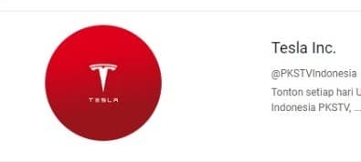 Akun Youtube PKS Diretas, Nama Berubah Jadi Tesla Inc