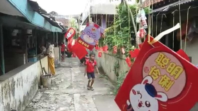 Perayaan Imlek di Purworejo, 1.000 Angpau Diperebutkan Anak-anak di Kampung Pecinan Perayaan Imlek di Purworejo, 1.000 Angpau Diperebutkan Anak-anak di Kampung Pecinan
