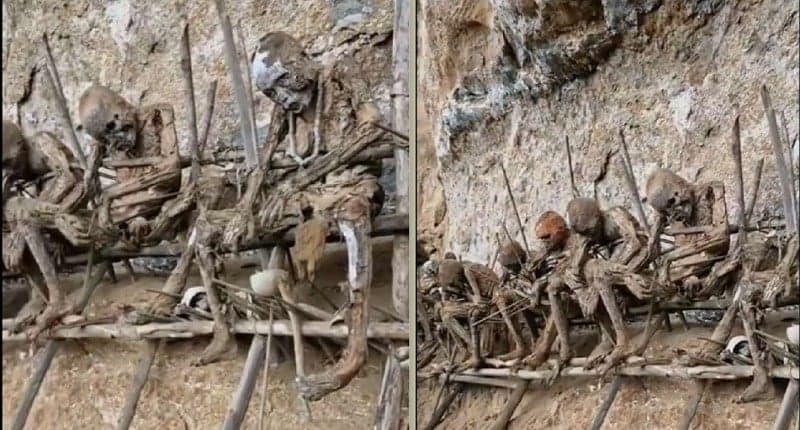 Mengintip Desa Unik Menakutkan, Orang Meninggal Diasapi dan Diletakkan di Tebing Curam Mengintip Desa Unik Menakutkan, Orang Meninggal Diasapi dan Diletakkan di Tebing Curam