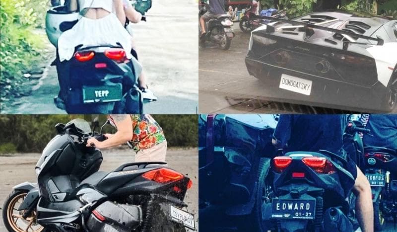Viral Bule di Bali Seenaknya Ganti Pelat Nomor dengan Nama, Netizen Geram: Deportasi Pak Kalau Ngeyel Viral Bule di Bali Seenaknya Ganti Pelat Nomor dengan Nama, Netizen Geram: Deportasi Pak Kalau Ngeyel
