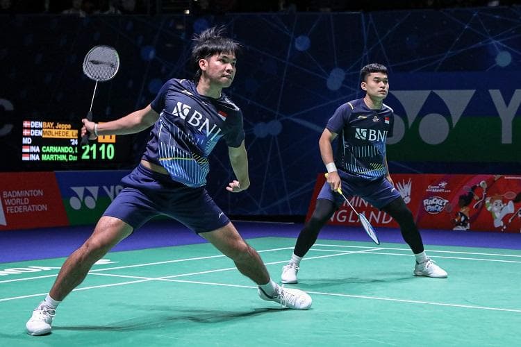 Hasil Badminton Asia Championships 2023: Leo/Daniel Disingkirkan Juara Dunia