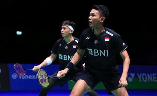 Hasil Singapore Open 2023: Dikalahkan Duo Inggris, Fajar/Rian Terhenti di Babak Pertama