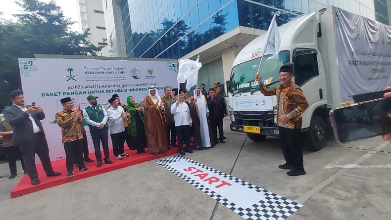Jelang Ramadan, Arab Saudi Bagikan 6.687 Paket Sembako untuk Indonesia