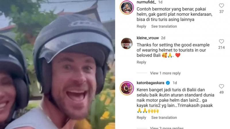 Chris Hemsworth Liburan di Bali Naik Nmax, Netizen: Thor Aja Pakai Helm Chris Hemsworth Liburan di Bali Naik Nmax, Netizen: Thor Aja Pakai Helm