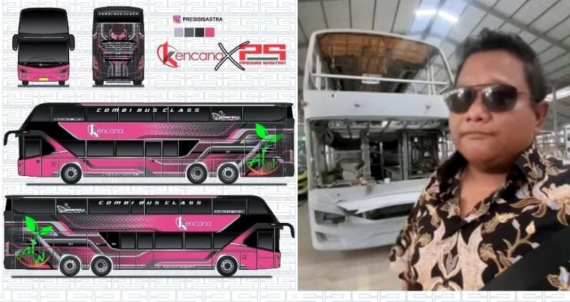 Bocoran Bus Double Decker Baru PO Kencana, Rian Mahendra: Ada 13 Sleeper Livery Dibuat Busmania