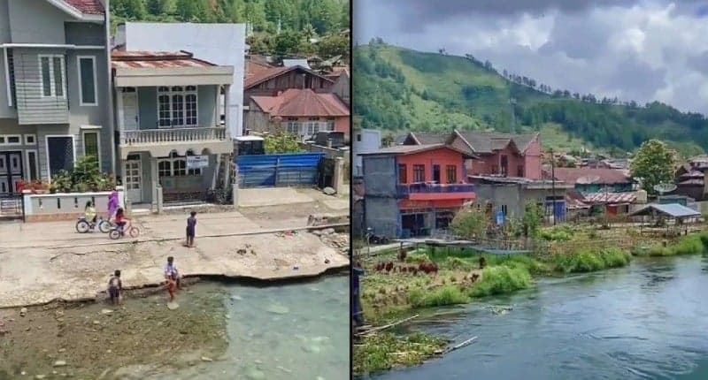 Desa Unik di Aceh yang Menyatu dengan Sungai, Airnya Jernih Berwarna Hijau Tosca Desa Unik di Aceh yang Menyatu dengan Sungai, Airnya Jernih Berwarna Hijau Tosca