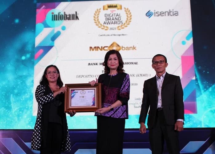 Hadirkan Solusi Perbankan Inovatif, MNC Bank Raih Infobank Digital Brand Award 2023 Hadirkan Solusi Perbankan Inovatif, MNC Bank Raih Infobank Digital Brand Award 2023