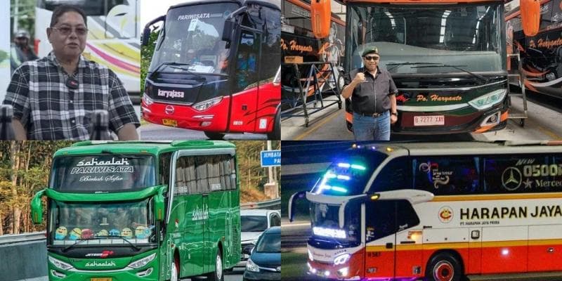 Deretan Pemilik PO Bus Awalnya Sopir, Ada Lulusan SD Jago Mesin dan Manajemen Perusahaan Deretan Pemilik PO Bus Awalnya Sopir, Ada Lulusan SD Jago Mesin dan Manajemen Perusahaan