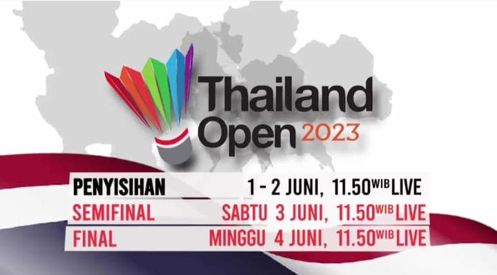 Dukung Wakil Terbaik Indonesia di Thailand Open 2023 Hari Ini, LIVE iNews