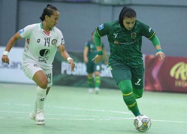 Hasil Liga Futsal Profesional Putri 2023: Naura On Fire! Muara Enim United Libas Putri Sumsel