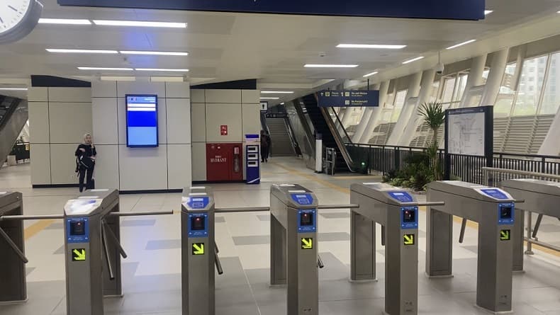 LRT Jabodebek Segera Dijajal Warga, Ini Penampakan Stasiun Dukuh Atas LRT Jabodebek Segera Dijajal Warga, Ini Penampakan Stasiun Dukuh Atas