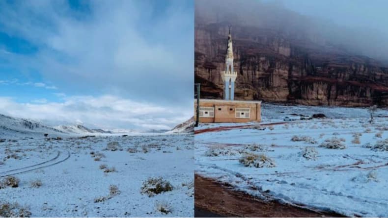 3 Fenomena Alam Tak Biasa yang Terjadi di Arab Saudi, Mulai dari Gurun Tandus yang Jadi Hijau hingga Bersalju 3 Fenomena Alam Tak Biasa yang Terjadi di Arab Saudi, Mulai dari Gurun Tandus yang Jadi Hijau hingga Bersalju