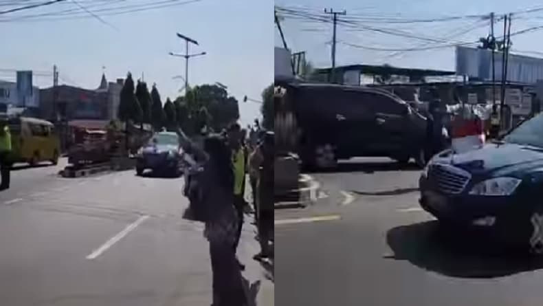 Iring-iringan Mobil Presiden Jokowi Tiba di Binjai, Disambut Warga Sepanjang Jalan Iring-iringan Mobil Presiden Jokowi Tiba di Binjai, Disambut Warga Sepanjang Jalan