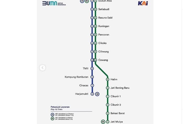 Peta Rute LRT Jabodebek, Jadwal, Harga Tiket dan Panduan Cara Naiknya Lengkap Peta Rute LRT Jabodebek, Jadwal, Harga Tiket dan Panduan Cara Naiknya Lengkap