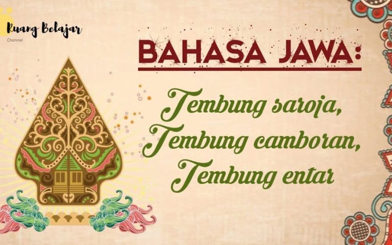 35 Contoh Tembung Saroja dan Artinya, Yuk Disimak! 35 Contoh Tembung Saroja dan Artinya, Yuk Disimak!