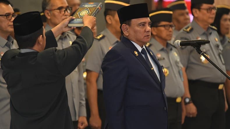 Sekjen Kemenkumham Andap Budhi Revianto Dilantik Jadi ASN, Dulu Anggota Polri Sekjen Kemenkumham Andap Budhi Revianto Dilantik Jadi ASN, Dulu Anggota Polri