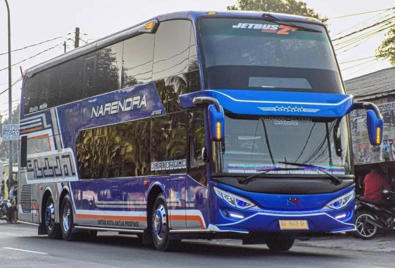 Bus PO Narendra Jurusan Ponorogo-Jakarta Tiketnya Tembus Rp1,5 Jutaan, Intip Kemewahannya Bus PO Narendra Jurusan Ponorogo-Jakarta Tiketnya Tembus Rp1,5 Jutaan, Intip Kemewahannya