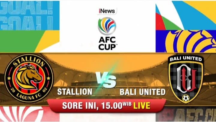 Bali United Incar Kemenangan Lawan Stallion Laguna FC di AFC Cup 2023, Live iNews Bali United Incar Kemenangan Lawan Stallion Laguna FC di AFC Cup 2023, Live iNews