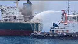 Kapal Kargo Terbakar di Perairan Lampung, 26 Penumpang Berhasil Dievakuasi