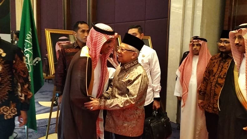 Wapres Ma'ruf hingga Megawati Hadiri Peringatan Hari Nasional Kerajaan Arab Saudi Wapres Ma'ruf hingga Megawati Hadiri Peringatan Hari Nasional Kerajaan Arab Saudi