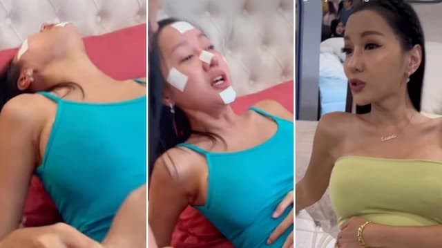Lucinta Luna Ngaku Hamil Unggah Video Morning Sickness Muntah Darah, Dinar Candy: Kena Santet Beb
