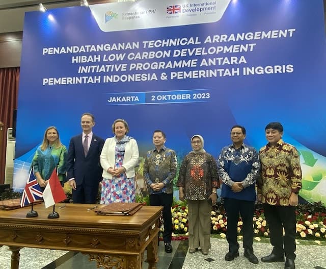 Inggris Beri Dana Hibah Rp514 Miliar Dukung Pembangunan Rendah Karbon di Indonesia