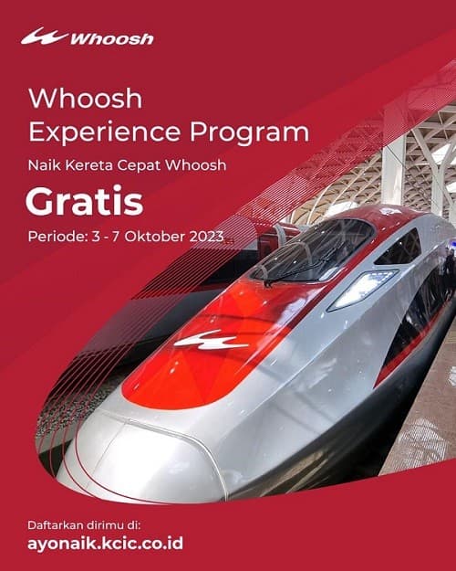 Pendaftaran Naik Kereta Cepat Jakarta-Bandung Gratis Resmi Dibuka, Situs ayonaik.kcic.co.id Error Pendaftaran Naik Kereta Cepat Jakarta-Bandung Gratis Resmi Dibuka, Situs ayonaik.kcic.co.id Error