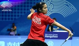 Hasil Asian Games 2022: Gregoria Mariska Tendang Wakil India 2 Game Langsung