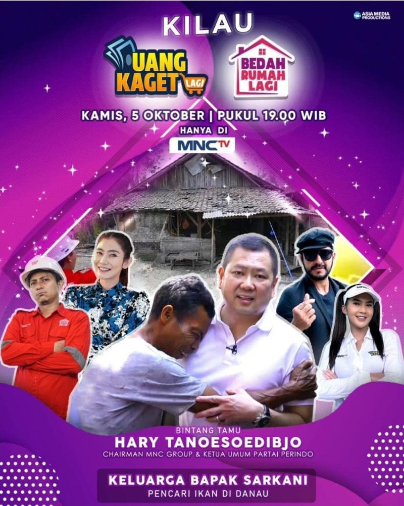 Saksikan Bedah Rumah dan Uang Kaget di MNCTV Saksikan Bedah Rumah dan Uang Kaget di MNCTV
