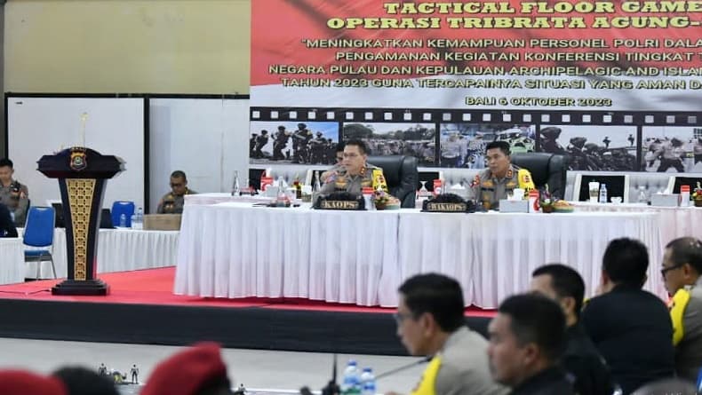 Kakorlantas Pimpin TFG Operasi Tribrata Agung, Pengamanan KTT AIS 2023 di Bali Kakorlantas Pimpin TFG Operasi Tribrata Agung, Pengamanan KTT AIS 2023 di Bali