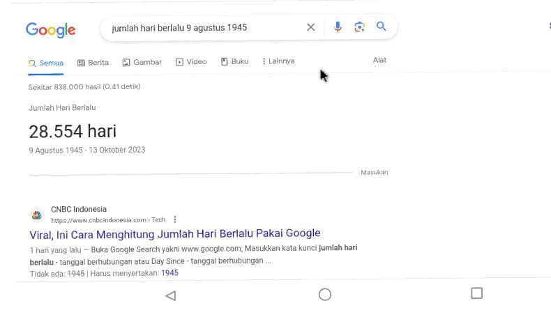 Cara Menghitung Jumlah Hari Berlalu di Google Day Since Cara Menghitung Jumlah Hari Berlalu di Google Day Since