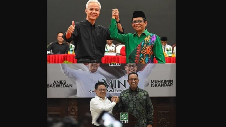 Ganjar-Mahfud vs Anies-Cak Imin, Duel Paslon Sesama Lulusan UGM Ganjar-Mahfud vs Anies-Cak Imin, Duel Paslon Sesama Lulusan UGM