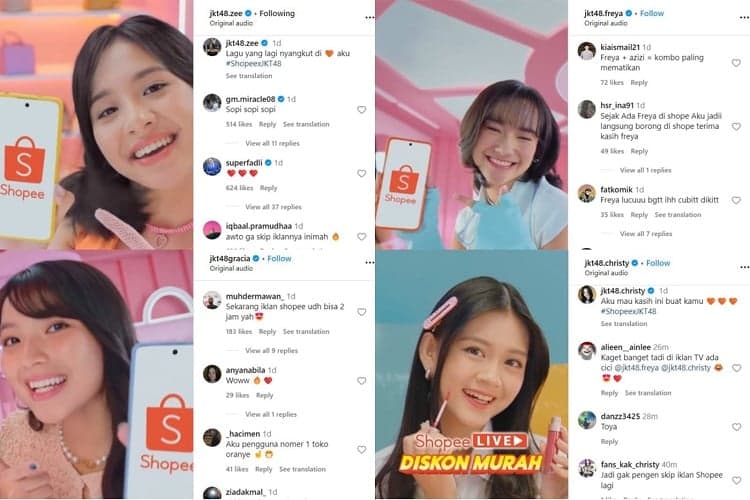 Yuk, Kenalan dengan 4 Member Cantik JKT48 yang Jadi Bintang Iklan Shopee 11.11 Big Sale Yuk, Kenalan dengan 4 Member Cantik JKT48 yang Jadi Bintang Iklan Shopee 11.11 Big Sale