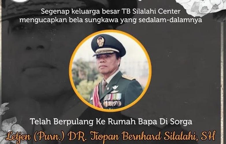 Profil Letjen TNI Purn TB Silalahi, Pernah Jadi Penasihat Khusus SBY Profil Letjen TNI Purn TB Silalahi, Pernah Jadi Penasihat Khusus SBY