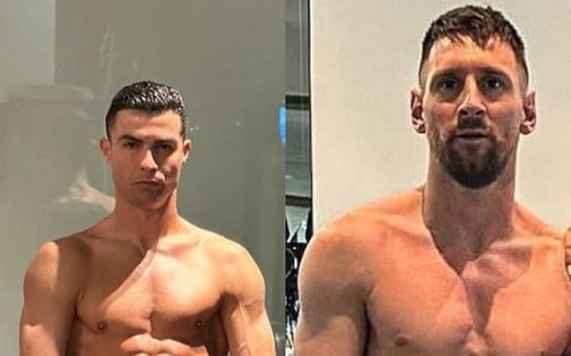 Lionel Messi dan Cristiano Ronaldo Kompak Pamer Badan Berotot, Keren Mana? Lionel Messi dan Cristiano Ronaldo Kompak Pamer Badan Berotot, Keren Mana?