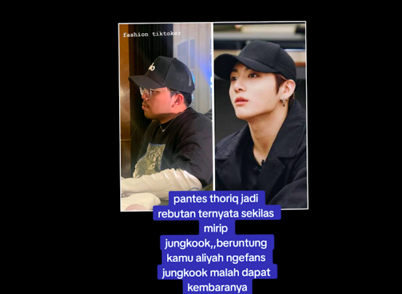 Thariq Halilintar Disebut Mirip Jungkook BTS, Netizen Emosi: Langit dan Bumi Thariq Halilintar Disebut Mirip Jungkook BTS, Netizen Emosi: Langit dan Bumi