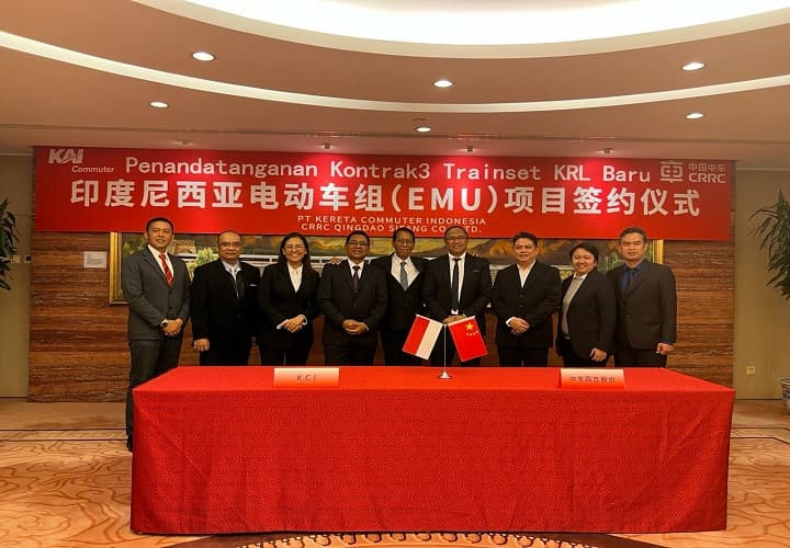 KAI Commuter Teken Kerja Sama Pengadaan KRL Baru dengan CRRC Sifang KAI Commuter Teken Kerja Sama Pengadaan KRL Baru dengan CRRC Sifang