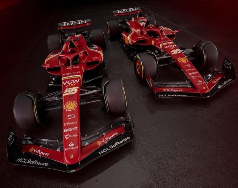 Scuderia Ferrari Luncurkan Livery untuk F1 2024, Didominasi Warna Merah Menyala Scuderia Ferrari Luncurkan Livery untuk F1 2024, Didominasi Warna Merah Menyala