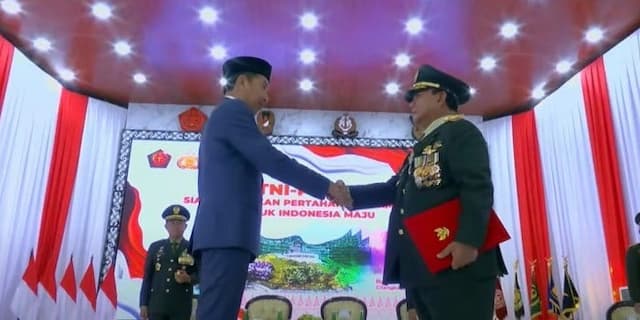 Jokowi: Selamat kepada Bapak Jenderal Prabowo Subianto
