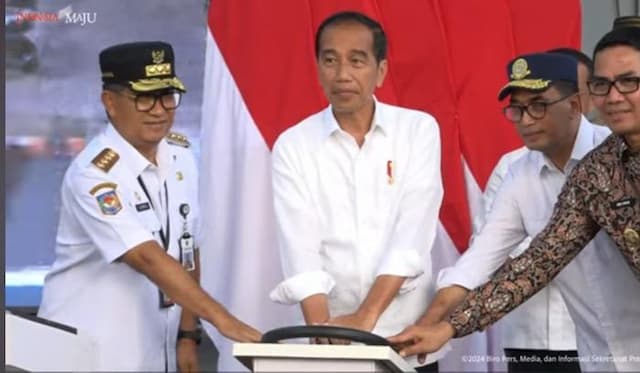 Resmikan Terminal Samarinda Seberang, Jokowi Ajak Masyarakat Pakai Transportasi Publik
