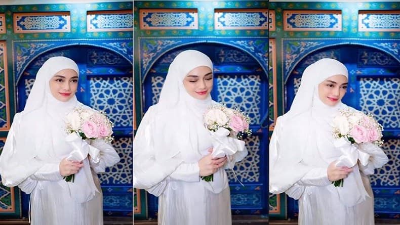 Masih Dikira Kristiani, Intip Potret Cantik Celine Evangelista Pakai Hijab Syari