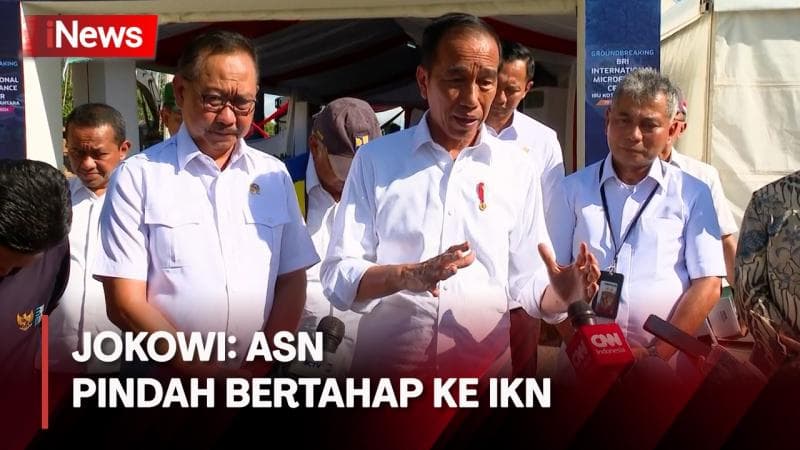 Jokowi Ungkap ASN Akan Pindah Bertahap ke IKN, Pemerintah Siapkan Fasilitas Pendukung