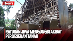 Ratusan Jiwa Mengungsi akibat Pergeseran Tanah di Cibedug, Bandung Barat
